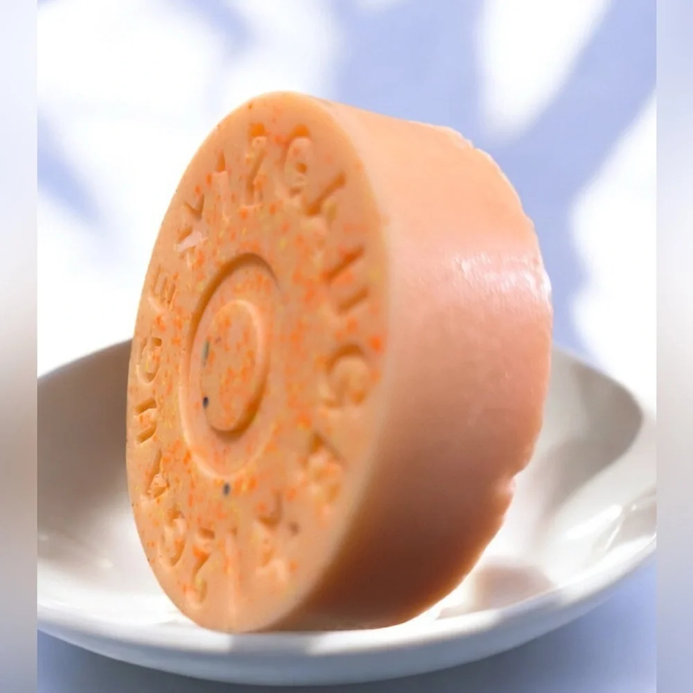 Mango coconut bullet soap 3x3 inch & 5oz goat milk & coconut oil
